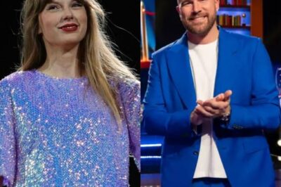 Taylor Swift visited Travis Kelce on set of his new game show ‘Are You Smarter Than a Celebrity?’..