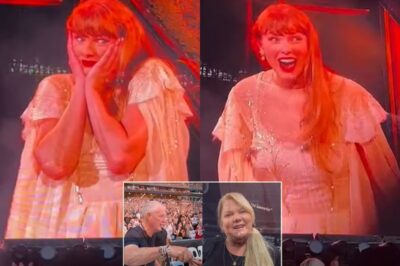 Taylor Swift tearfully reveals her parents are in attendance for her second Wembley show as she performs London Boy for the FIRST TIME on her Eras Tour after a three-minute standing ovation from fans