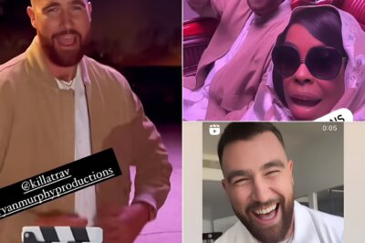 Travis Kelce ‘glad he didn’t hurt’ anybody in behind-the-scenes footage of him filming new show with Niecy Nash