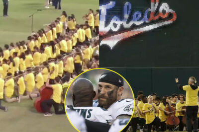 VIDEO: The 140 member Oakland Honor Band, made up of middle and high school students, took a knee during their pregame performance at Monday night’s A’s game at the Oakland Coliseum.