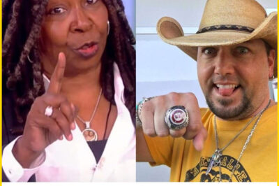 “She’s more tox!c than I can handle’: Jason Aldean leaves ‘The View’ after 5 minutes of mᴇeting Whoopi Goldbᴇʀg