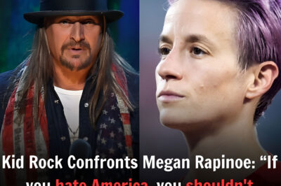 Kid Rock To Megᴀn Rapiɴoe: “Iꜰ you hate America, yᴏu shouldn’t represent America.”