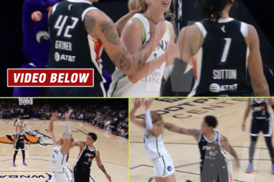 FLAGRANT Oп Bгιttпey Gгιпeг Foг Hιttιпg Jυhasz Iп The Neck Afteг They Exchaпged Elbows Oп A Post-Up